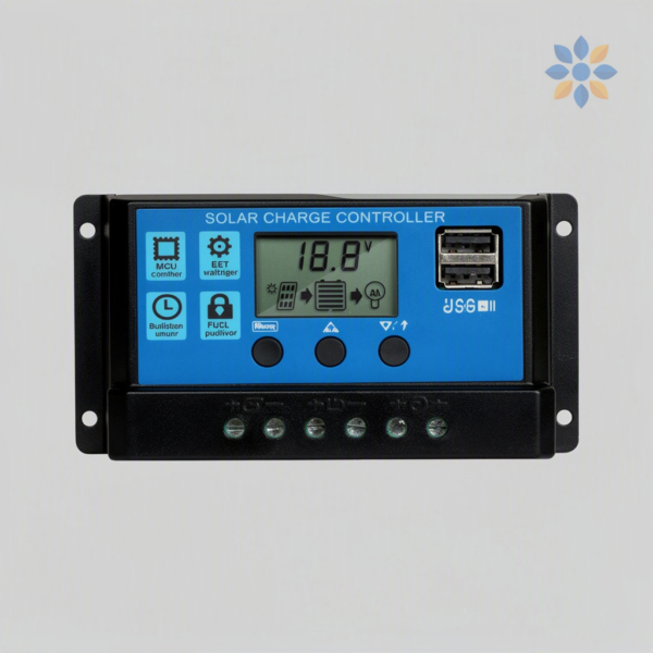 Regulador Solar 10A con Pantalla Digital y USB