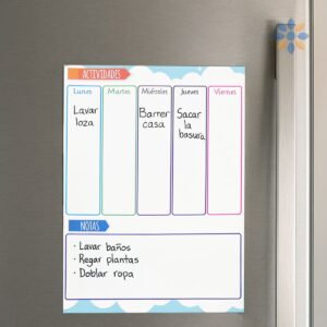 Set 2 Pizarras Magnéticas MANA-0079 para Organizar tu Semana