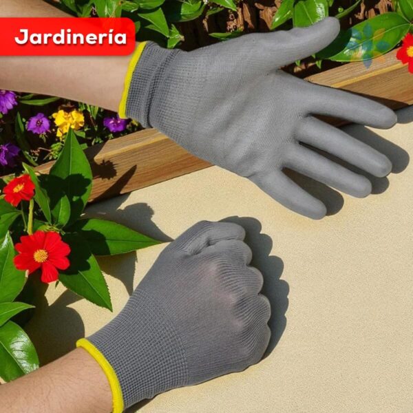 3 Pares Guantes Antideslizantes GPT01 Trabajo y Campo