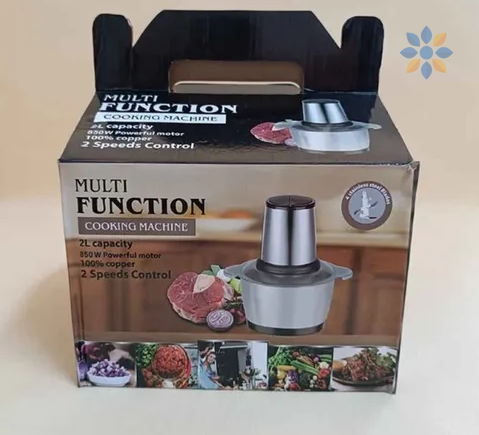 Procesador de Alimentos Multifuncional 2L 850W Acero Inox