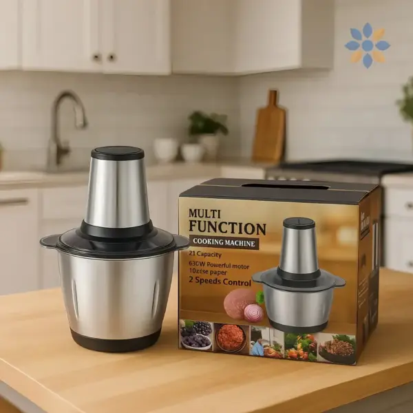 Procesador de Alimentos Multifuncional 2L 850W Acero Inox