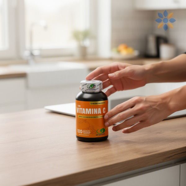 Vitamina C masticable Greensofe para sistema inmune