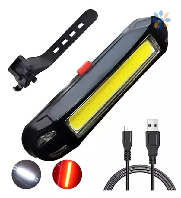 Luz Trasera Recargable para Bicicleta LED Compacta