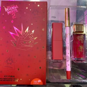 Kit brillo furia: labial, gloss y delineador para labios impactantes