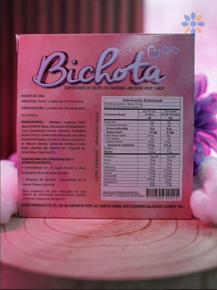 ¡Revitaliza tu energía natural con BICHOTA! ⚡