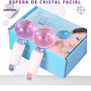 Esfera de Cristal Facial para Masaje y Relajación