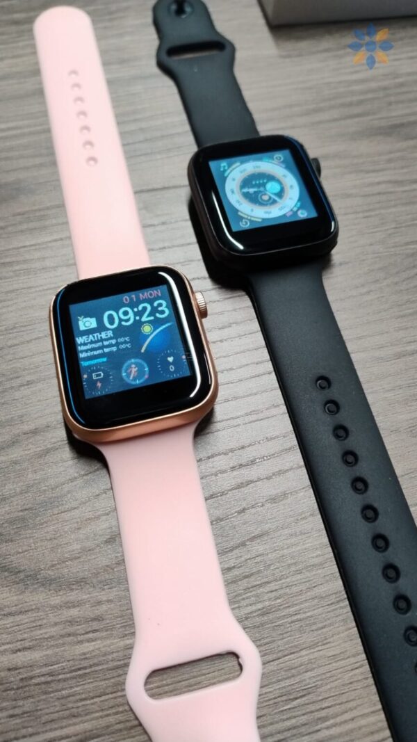 Smartwatch T500 Táctil Rosa - Salud y Estilo