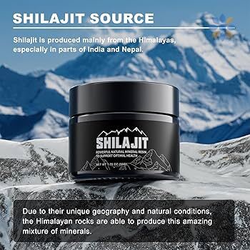 Shilajit Himalaya Resina 85+ Minerales Natural