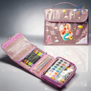 Set de Arte Maletín Sirena Brillante para Niñas
