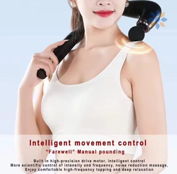 Masajeador Facial Gun Recargable con Mango Ergonómico