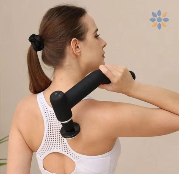 Masajeador Facial Gun Recargable con Mango Ergonómico