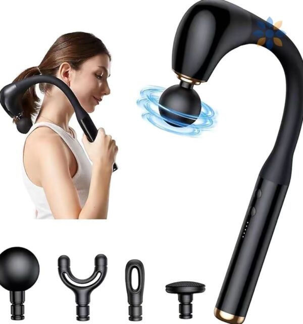 Masajeador Facial Gun Recargable con Mango Ergonómico