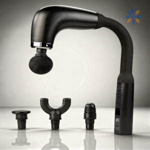 Masajeador Facial Gun Recargable con Mango Ergonómico