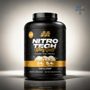 Proteína Nitro Tech Whey Gold 24g para recuperación rápida