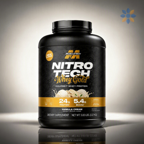 Proteína Nitro Tech Whey Gold 24g para recuperación rápida