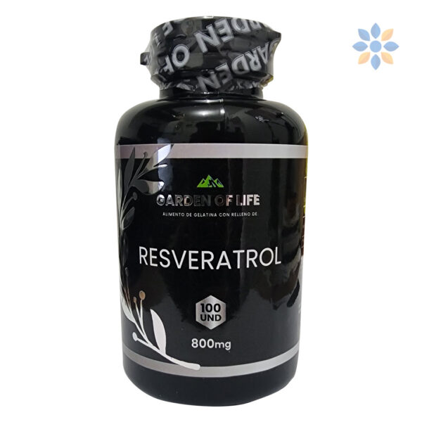 Resveratrol 800mg 100 cápsulas Garden of Life