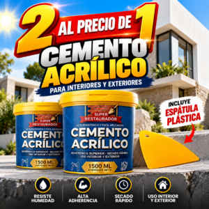 Cemento Acrílico 1500ML – Dúo de Calidad Superior