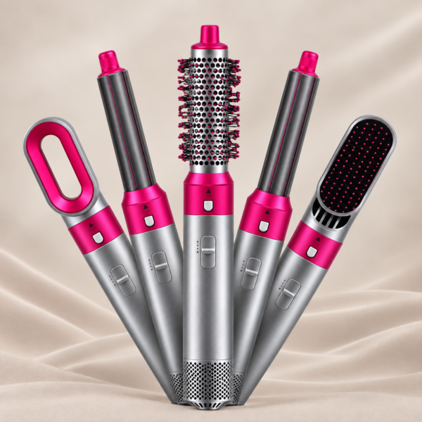Secador Ondulador Cepillo 5 en 1 Beautybell - Cable Giratorio 360°