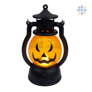 Farol LED Calabaza Halloween Luz Cálida Decorativa