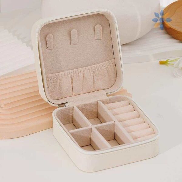 Mini joyero organizador portátil para viajes y hogar