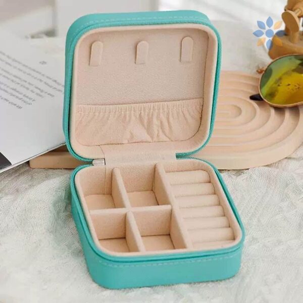 Mini joyero organizador portátil para viajes y hogar