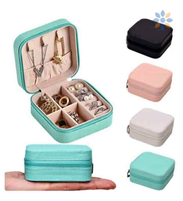 Mini joyero organizador portátil para viajes y hogar