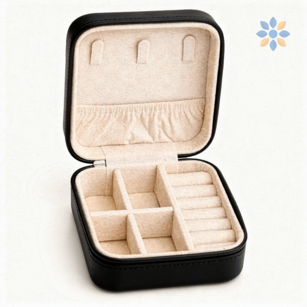 Mini joyero organizador portátil para viajes y hogar