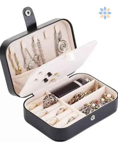 Joyero Doble Capa Compacto y Elegante para Accesorios
