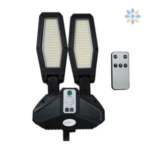 Lámpara Solar LED Panel 200 Luces con Sensor Movimiento