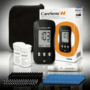 Glucómetro CareSens N Eco con 50 tirillas y lancetas