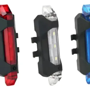 Luz LED Trasera Recargable para Bicicleta Seguridad Nocturna