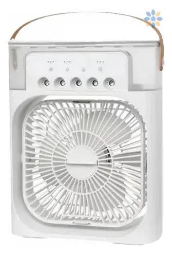 Mini Ventilador Humidificador Portátil USB Blanco