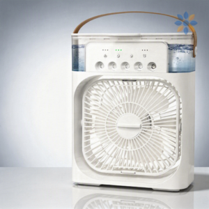 Mini Ventilador Humidificador Portátil USB Blanco
