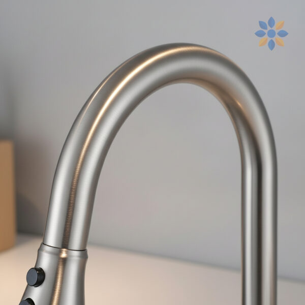 Grifo Cocina Extensible 360° Acero Inoxidable Premium