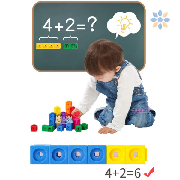 Armatodo Para Aprender Matemáticas 118pcs Colorido y Educativo