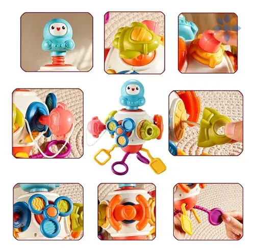 Juguete Sensorial 8en1 para Bebés Multicolor