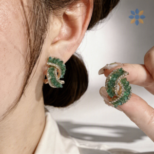 Aretes Esmeralda Elegantes y Livianos para Toda Ocasión