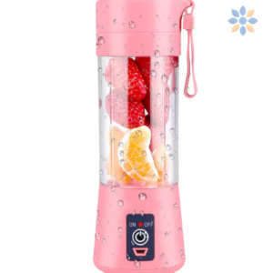 Mini Licuadora Portátil Recargable 380ML Azul Rosa Verde