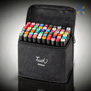 Set de 60 Marcadores Touch de Colores Vibrantes