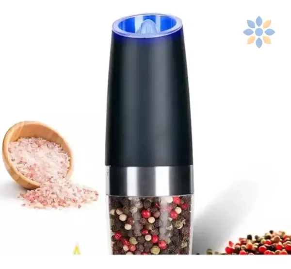 Molinos eléctricos de sal y pimienta x2 con luz LED