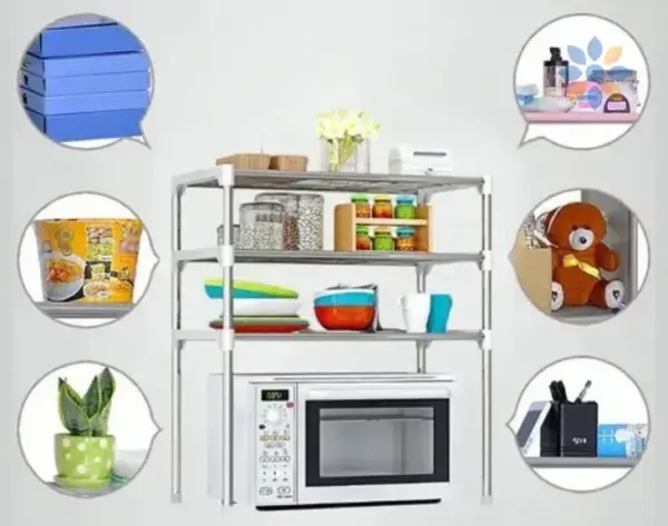 Organizador de Microondas 3 Niveles Multiusos