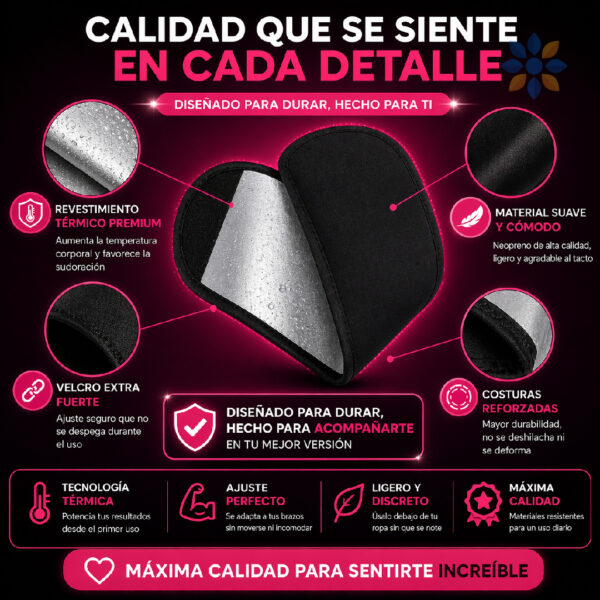 Modelador de Brazos con Compresión y Efecto Sauna