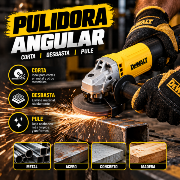 Kit Taladro y Pulidora DeWALT en Maletín